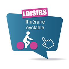 Logo itinéraire cyclable.