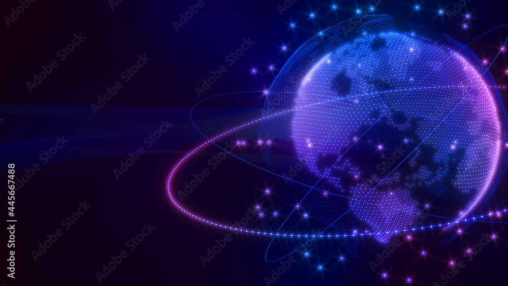 Poster image communication network world image hologram,network image computer science,system connection sc