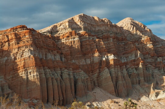 This image shows a view of Red Rock Canyon State Park in Kern County, California.