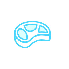 Fototapeta premium Illustration Vector Graphic of Meat icon