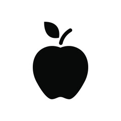 Apple fruit icon vector graphic illustration