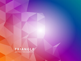 Triangle Abstract background - Vector