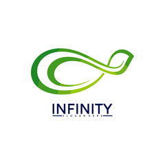 Infinity logo vector illustration. modern logo template