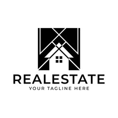 House Measure. Home Measurement Logo Concept Vector Illustration.