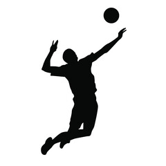 volleyball silhouette