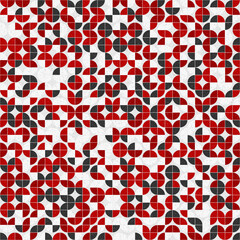 Abstract Geometric Pattern generative computational art illustration