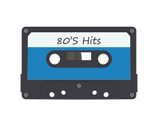 Cassette tape 80s hits