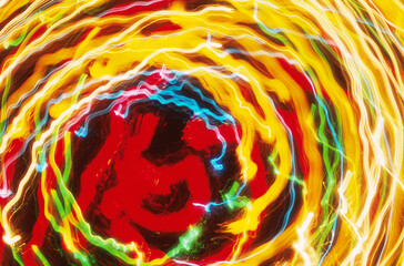 Luces en movimiento