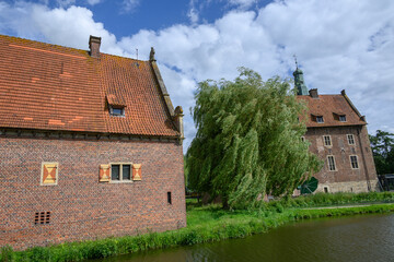 Am Wasserschloss Raesfeld im Münsterland