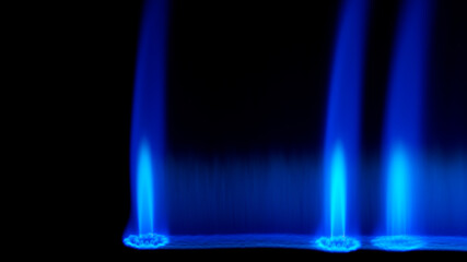 gas burner flame abstraction long exposure
