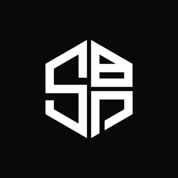 SBP logo SBP icon SBP vector SBP monogram SBP letter SBP minimalist SBP triangle SBP hexagon Circle Unique modern flat abstract logo design 