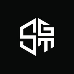 SGT logo SGT icon SGT vector SGT monogram SGT letter SGT minimalist SGT triangle SGT hexagon Circle Unique modern flat abstract logo design 