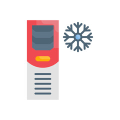 standing air conditioner vector flat icon style illustration. EPS 10 file
