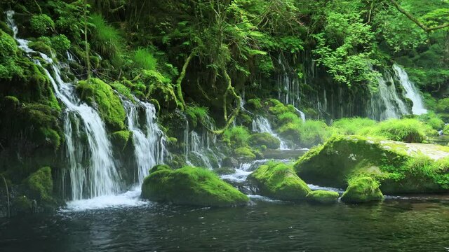 元滝伏流水　秋田県