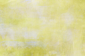 Yellow abstract painting background