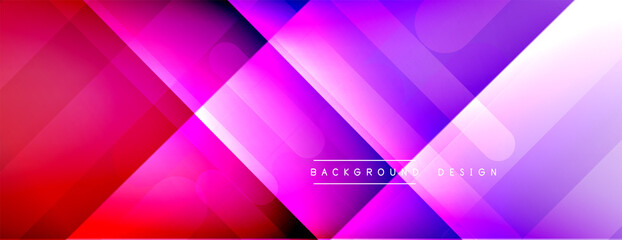 Dynamic lines abstract background. 3D shadow effects and fluid gradients. Modern overlapping forms
