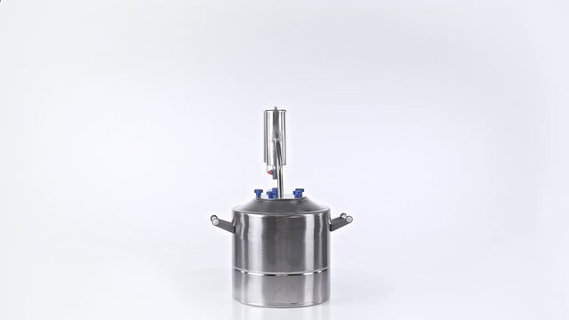 Shooting of isolated rotating moonshine distiller