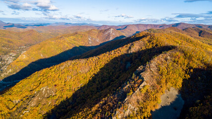 Height 611 in Dalnegorsk, where a UFO fell on January 29, 1986. View from above. The top of the...