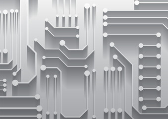 Circuit technology background with hi-tech digital