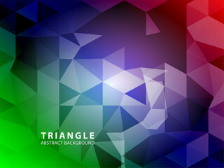 Vector of modern abstract triangular background - Vector