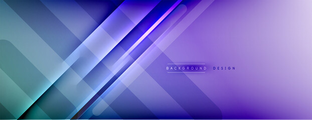 Abstract background. Shadow lines on bright shiny gradient background.