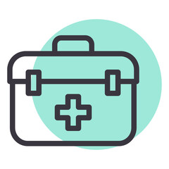 Obraz premium First Aid Kit Icon
