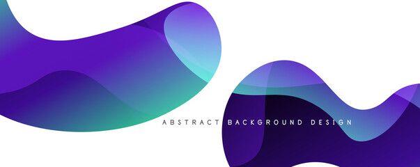 Trendy simple fluid color gradient abstract background with dynamic wave line effect. Vector Illustration For Wallpaper, Banner, Background, Card, Book Illustration, landing page
