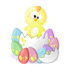 Happy Easter card print 