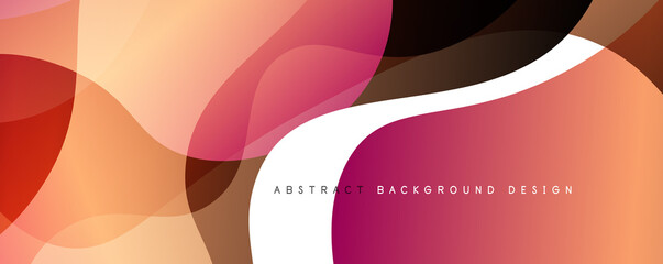 Trendy simple fluid color gradient abstract background with dynamic wave line effect. Vector Illustration For Wallpaper, Banner, Background, Card, Book Illustration, landing page