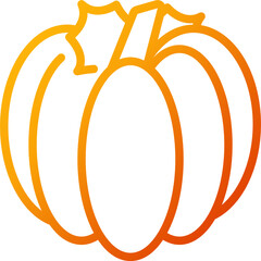 pumpkin gradient icon