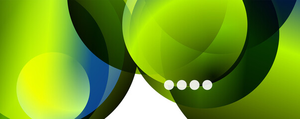 Fluid gradients, swirls and circles. Bright color lines. Vector Illustration For Wallpaper, Banner, Background, Landing Page