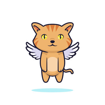 Cute cat vector illustration design
