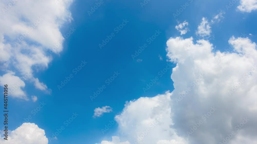 Wall mural 4k timelapse of cloudy sky
