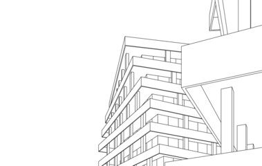 architecture drawing vector design