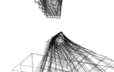 architecture drawing vector design