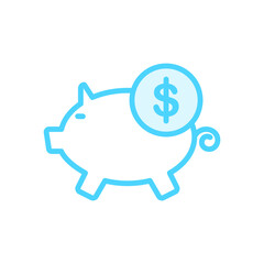 Illustration Vector Graphic of Piggy Bank icon