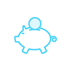 Illustration Vector Graphic of Piggy Bank icon