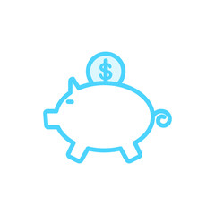 Illustration Vector Graphic of Piggy Bank icon