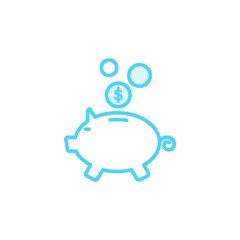 Illustration Vector Graphic of Piggy Bank icon