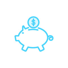 Illustration Vector Graphic of Piggy Bank icon