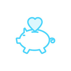 Illustration Vector Graphic of Piggy Bank icon