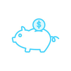Illustration Vector Graphic of Piggy Bank icon