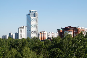 Obraz premium downtown city