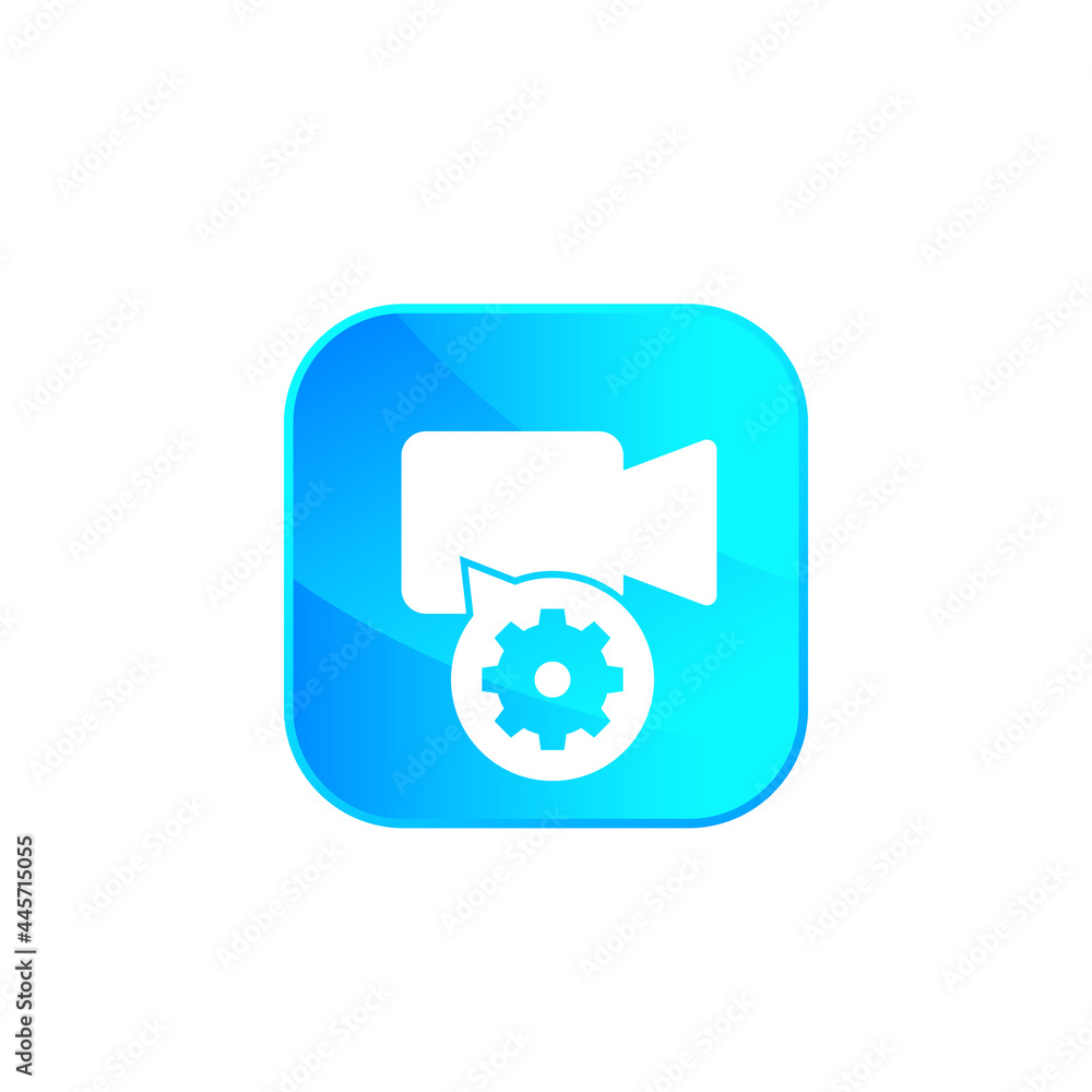 Canvas Prints video call settings icon for apps