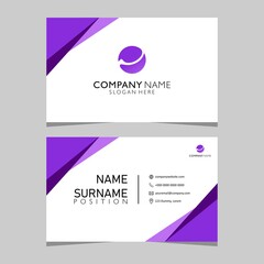 professional business card modern template design vector