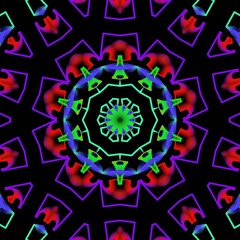 Beautiful colourful floral pattern design.