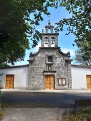 Fototapeta na wymiar Santuario de los Remedios en Teixeiro, Galicia