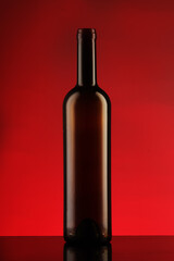 empty wine bottle
