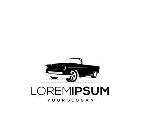 icon car logo design silhouette