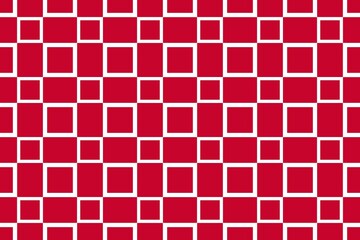 Simple geometric pattern in the colors of the national flag of Denmark